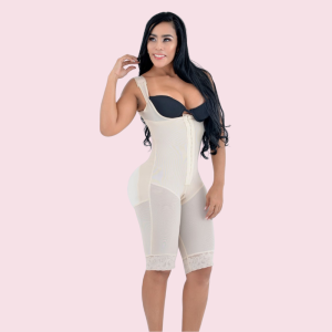 Faja Pierna Rodilla Broche Frontal